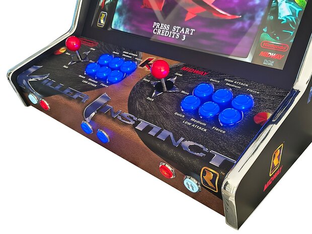 24" Premium Killer Instinct Arcade Bartop met Multi Platform Gaming  System