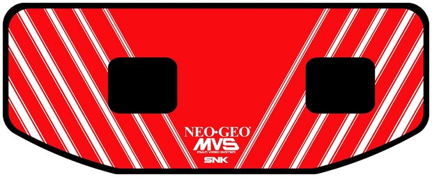 XL Arcadebox Controlepaneel Sticker 'NEO-GEO' Zijdeglans Gelamineerd met UV Filter
