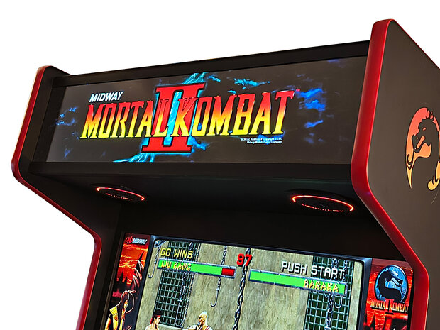 Almighty 'Mortal Kombat II' Arcadekast &ndash; Premium 2-Player Full-Size Arcade Machine