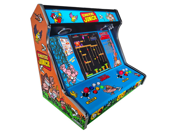 27" Premium UWBE Arcade Bartop 'Donkey Kong Jr' met Multi Platform Gaming System 