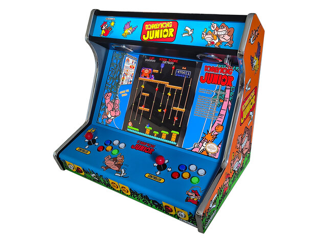 27" Premium UWBE Arcade Bartop 'Donkey Kong Jr' met Multi Platform Gaming System 