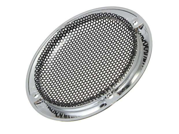 Lautsprecher Schutzgitter für 7,6 cm / 3 Zoll Lautsprecher Schwarz / Chrom