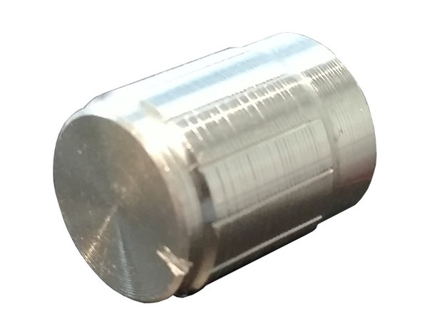  Lautstärkeregler Aluminium 14x16mm für 6mm Potentiometer As