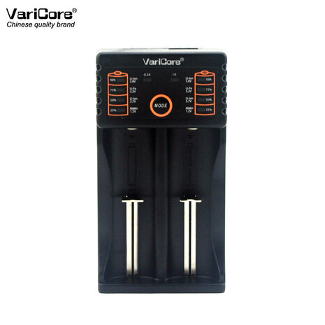 VariCore V20i 2 cellules Li-ion Ni-MH LiFe Chargeur USB AA AAA Li-ion 18650 14500 etc.