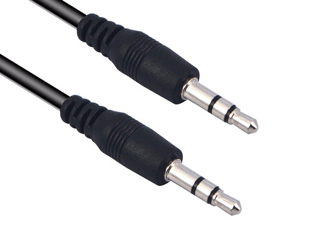 Câble de connexion audio 2x mini jack 3,5 mm 1,5 m