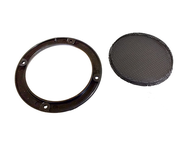  3 "schwarz glänzendes Lautsprechergitter für 2,5-3,3-Zoll-Lautsprecher