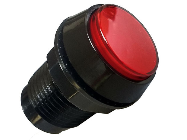 Hochkarätiger LED-Arcade-Taster Rot