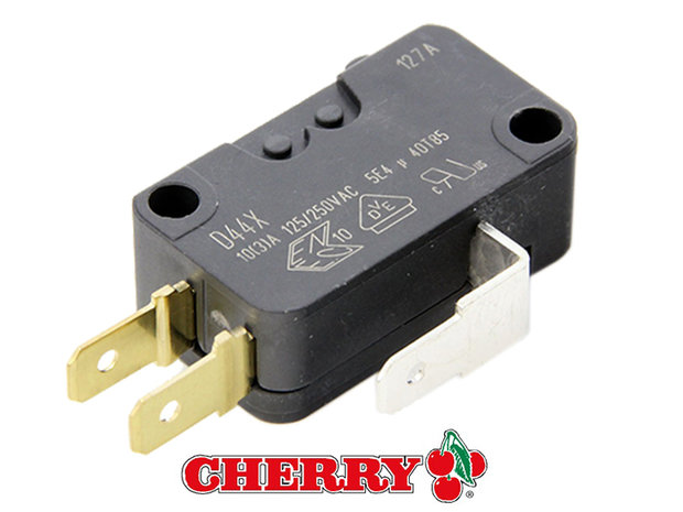 Cherry D44X 75gr. Microswitch met 4.8mm Aansluitterminals NO/NC