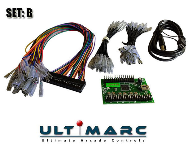 Ultimarc Mini PAC Keyboard Encoder Integrated Switch/Joystick/Trackball/Spinner Interface