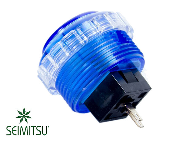  Seimitsu PS-14-KN Blue 30mm Translucent Push Button