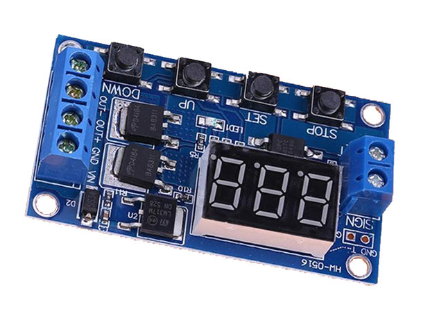 DC 5V ~ 36V Dual MOS Time Relay Cycle Trigger Timer Delay Relay Module