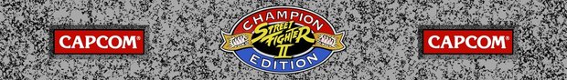 Arcade Bartop Vinyl Stickerset 'Street Fighter II Champion Edition' 