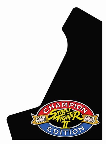  Arcade Bartop Vinyl Sticker Set 'Street Fighter II Champion Edition'