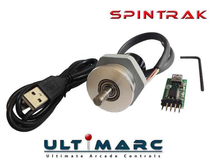 Ultimarc SpinTrak Arcade USB Spinner Unit ArcadeExpert, Your Retro Arcade Gaming Store!