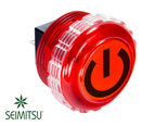 Seimitsu-PS-14-KN-Drukknop-met-Power-On-Off-Insert-Rood