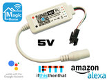 Magic-Home-Pro-WS2812-en-WS2812B-Contrôleur-de-bande-LED-WiFi-RGB-Digitale-5V-pour-Assistant-Google-Amazon-Alexa-IFTTT