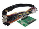 Xinmotek-2-Player-28mm-Drukknoppen-+-48mm-joysticks-USB-Controller-voor-PC-PS3-Raspberry-Pi-etc