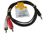 Câble-de-connexion-stéréo-LogiLink-15-m-RCA-(Tulipe)-vers-mini-jack-35-mm