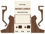 Arcade-Bartop-Vinyl-Stickerset-Arcade-Classic-Wood-Look-Design