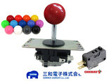 Sanwa-JLF-TM-8T-Balltop-4-8-weg-Arcade-Joystick-met-Cherry-D44X-Microswitches