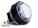 Seimitsu-PS-14-KN-White-30mm-Transparent-Arcade-Push-Button