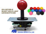 SANWA-JLX-TPML-8YT-SK-Adjustable-Silent-Leaf-Microswitch-Joystick