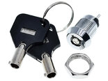 Mini-Elektronische-RVS-Aan-Uit-Sleutelschakelaar-met-Ronde-Sleutel-12mm-48V-25A-max-Gelijksluitend