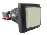 Vierkante-33mm-LED-Drukknop-Voor-Arcade-Mame-Quiz-Gokkast-Button-Box-etc.-Wit