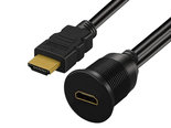 HDMI-1.4-Hi-Speed-met-Ethernet-Extensie-Doorvoermodule-1m