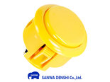Sanwa-Denshi-OBSF-30-Snap-In-Arcade-Push-Button-Yellow