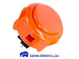 Sanwa-Denshi-OBSF-30-Snap-In-Arcade-Push-Button-Orange