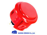 Sanwa-OBSF-30-Vermilion-Snap-In-Arcade-Push-Button